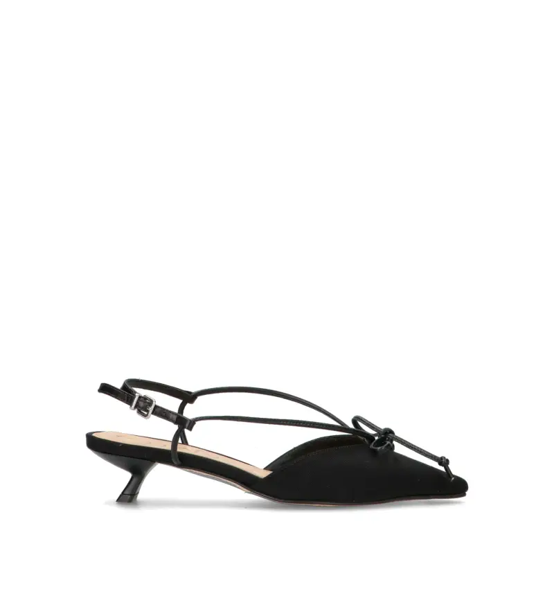 Slingback donna nera Vario
