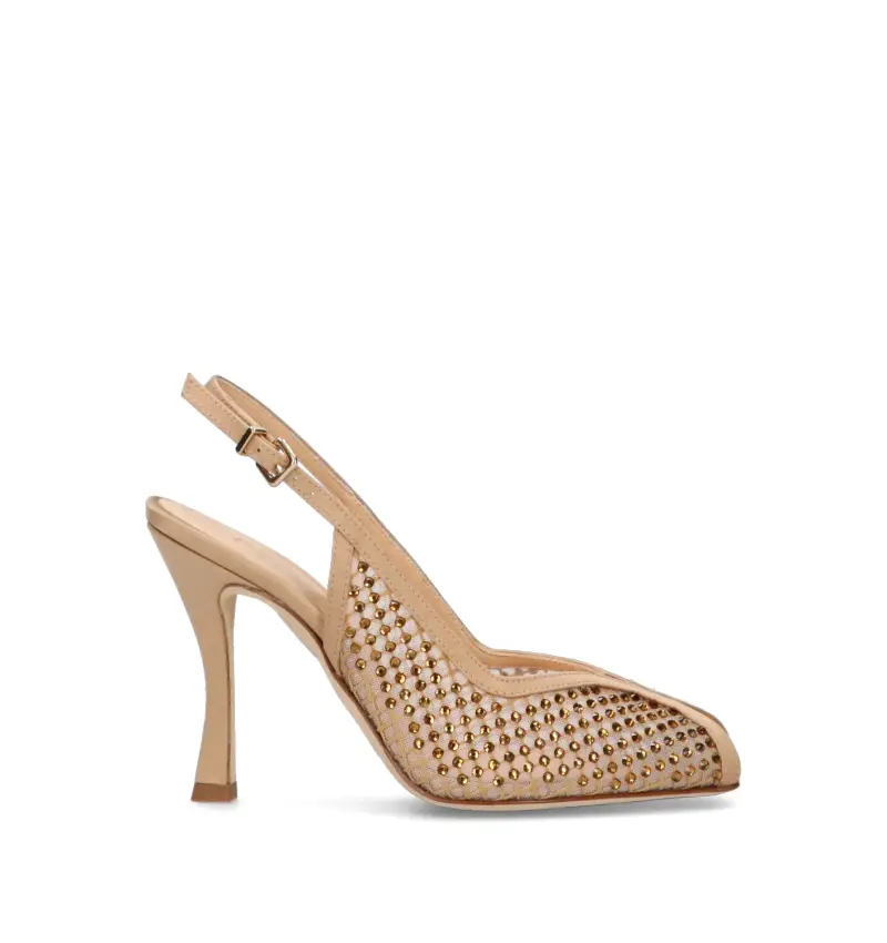 Slingback donna nude Vario