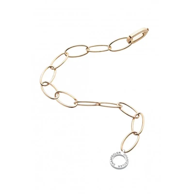 Bracciale In Oro Giallo 18 Kt Con Maglia Ovale - Chantecler miniatura 2