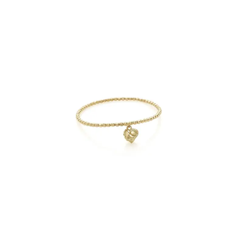 Bracciale Suamèm Con Gallo Micro In Oro Giallo 9Kt - Chantecler