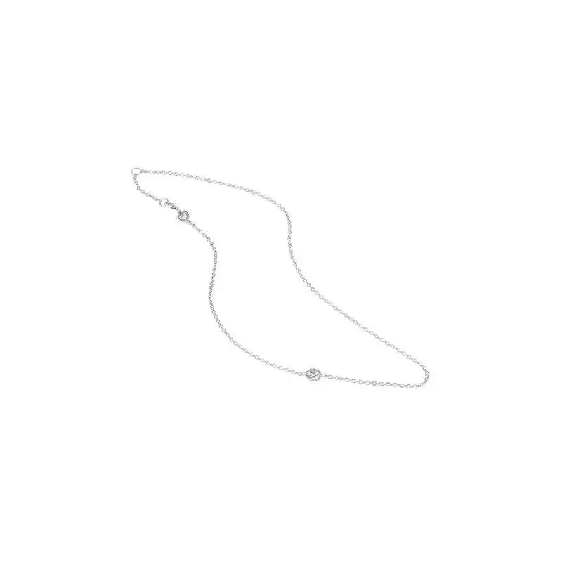 Catena Corta Rolò 45 Cm In Oro Bianco 9Kt - Chantecler