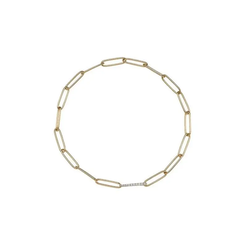 Catena Maglie Ovali 41 Cm In Oro Giallo 18Kt - Chantecler