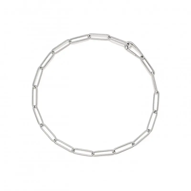 Collana Maglie Ovali In Argento - Chantecler