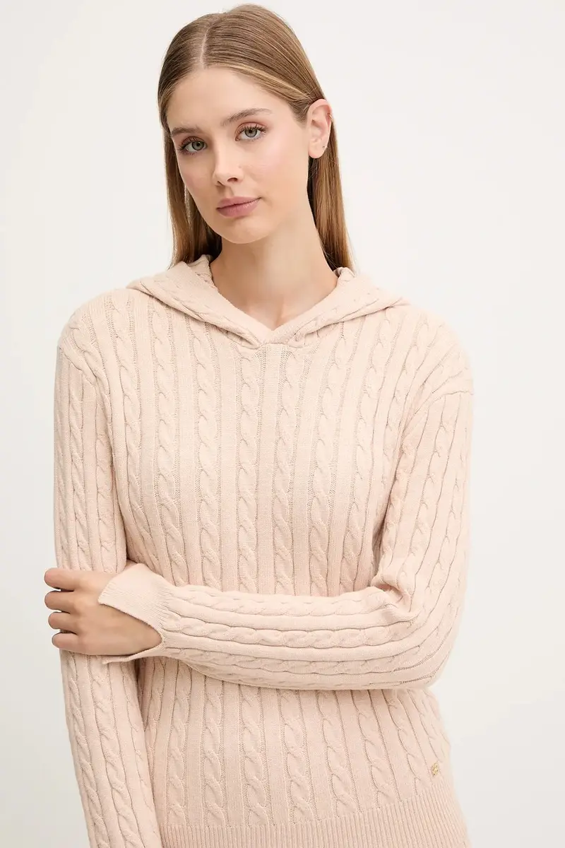 maglione TWIST donna colore beige C1A2L0 miniatura 4