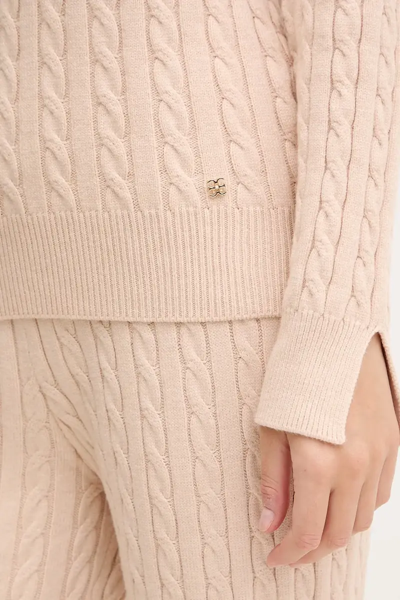 maglione TWIST donna colore beige C1A2L0 miniatura 5