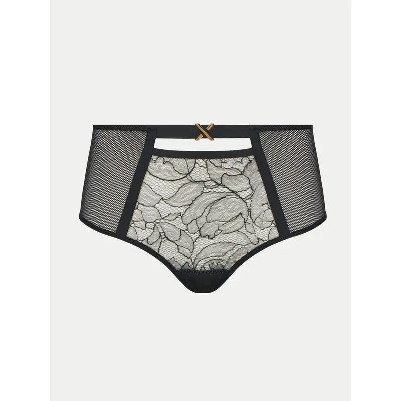 Mutande classiche a vita alta Xquisite C01AC5 Nero