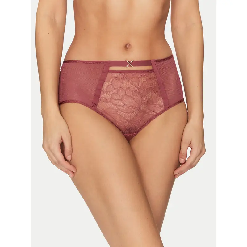 Mutande classiche a vita alta Xquisite C01AC5 Rosa