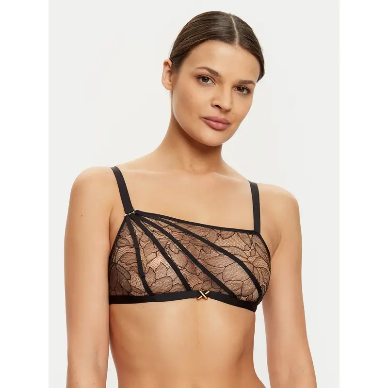 Reggiseno senza ferretto Xquisite C01AP9 Nero