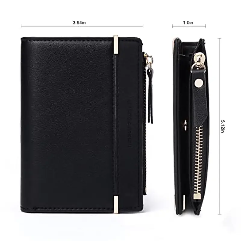 CHAOFANXI Portafogli Donna Nero 2092019 miniatura 3