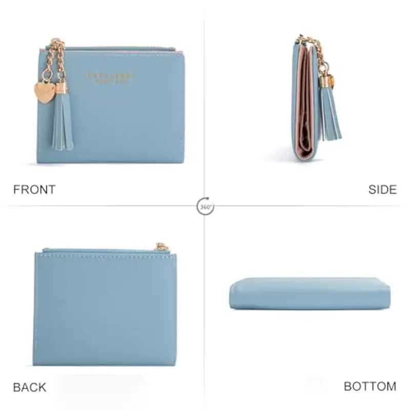 CHAOFANXI Portafogli Donna Blu 1598083 miniatura 2