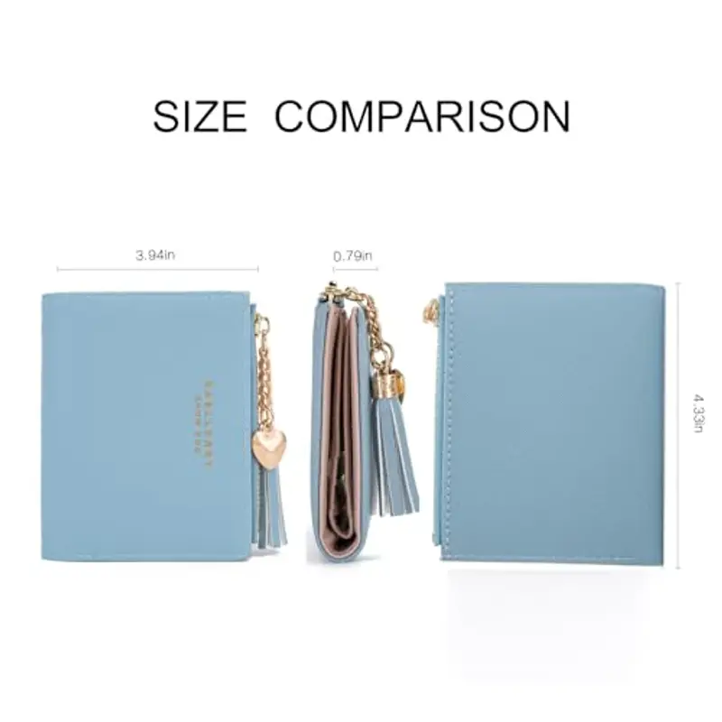 CHAOFANXI Portafogli Donna Blu 1598083 miniatura 3