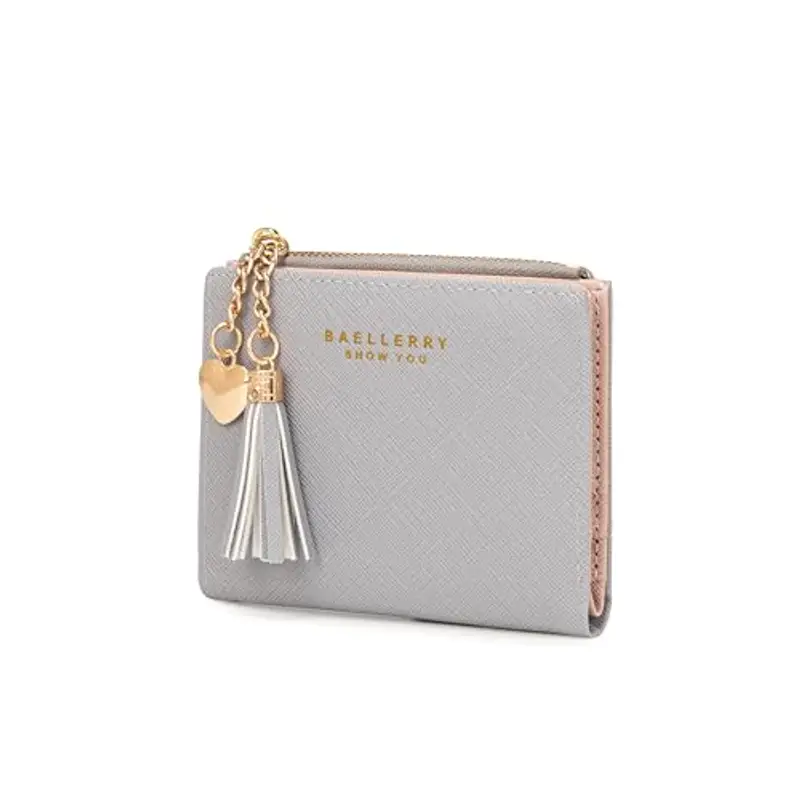 CHAOFANXI Portamonete Donna Grigio 1598087