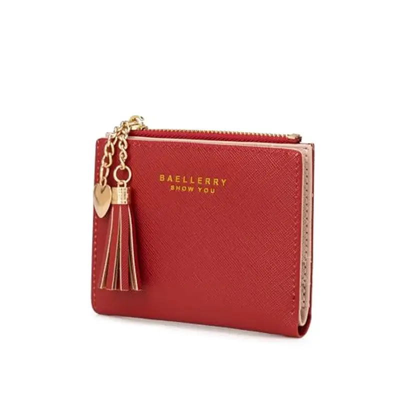 CHAOFANXI Portamonete Donna Rosso 1598086