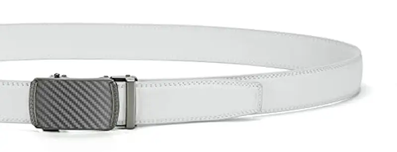 CHAOREN Cintura Da Uomo In Pelle, Cintura Automatica, Senza Fori, Larghezza 35 mm, Misura Personalizzata miniatura 3