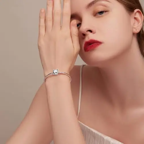 Charm Ciondoli Bulldog Francese cane in Argento Sterling 925 per Bracciali Pandora miniatura 2