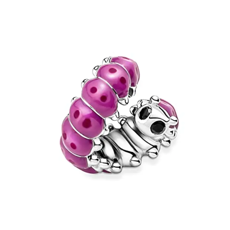 Charm Pandora 790762C01 Bruco riccioluto rosa