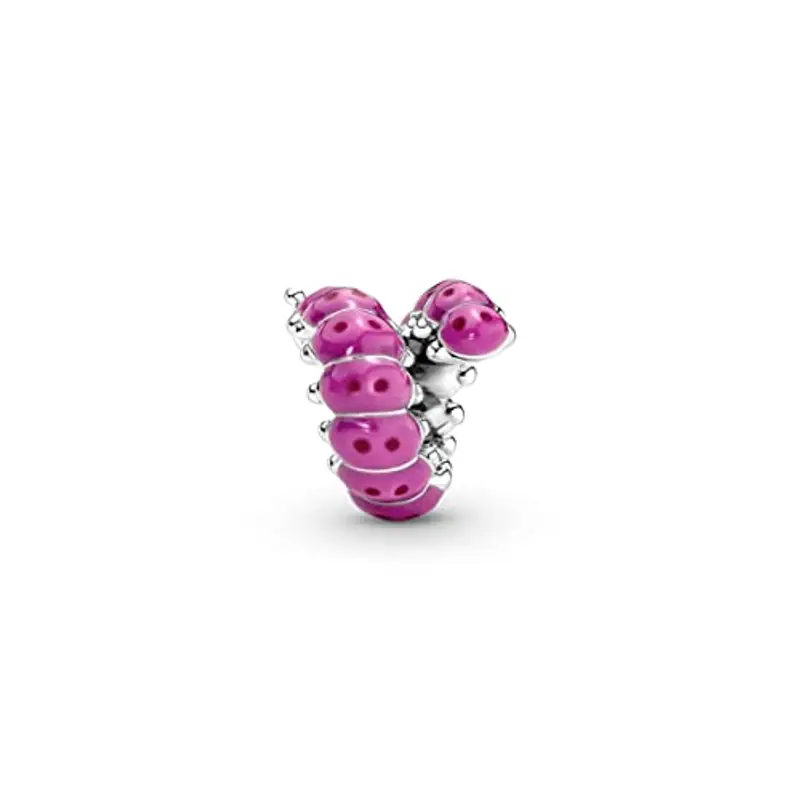 Charm Pandora 790762C01 Bruco riccioluto rosa miniatura 3