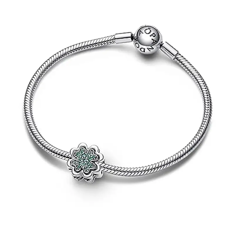 Charm Pandora Moments 792752C01 trifoglio divisibile miniatura 3