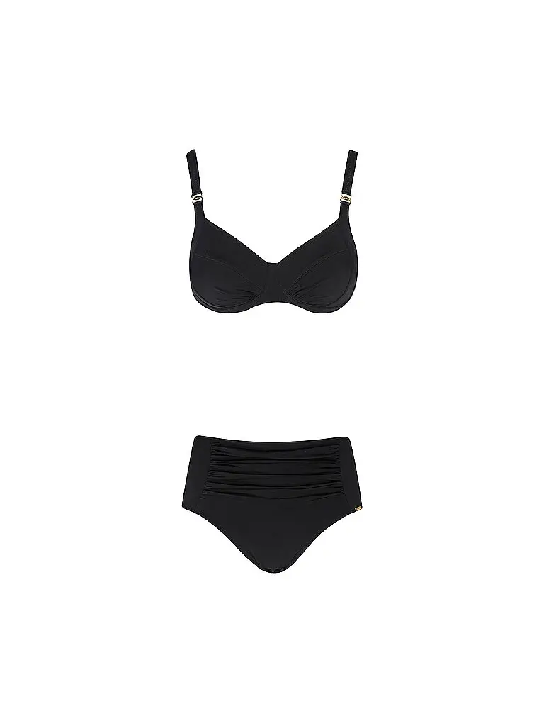 Bikini da donna tinta unita nero | 40C