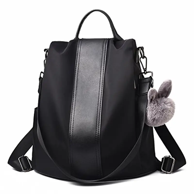 Charmore Zaino da Donna Antifurto Borse Nylon impermeabile Daypack Spalla per Viaggio Lavoro Scuola