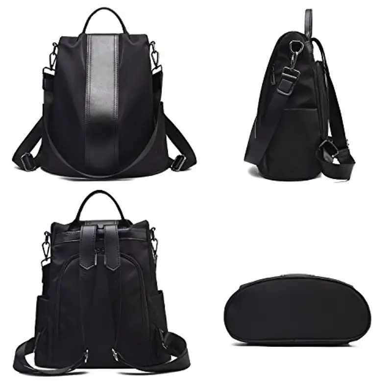 Charmore Zaino da Donna Antifurto Borse Nylon impermeabile Daypack Spalla per Viaggio Lavoro Scuola miniatura 2