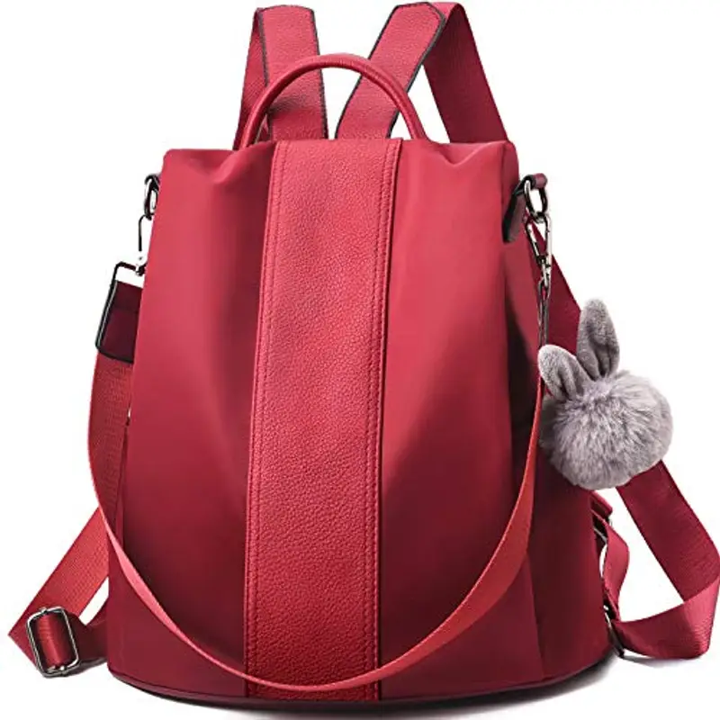 Charmore Zaino da Donna Antifurto Borse Nylon impermeabile Daypack Spalla per Viaggio Lavoro Scuola…