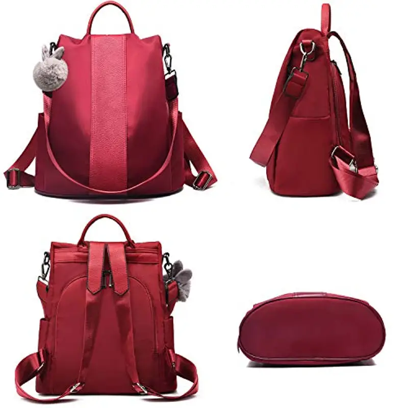 Charmore Zaino da Donna Antifurto Borse Nylon impermeabile Daypack Spalla per Viaggio Lavoro Scuola… miniatura 3