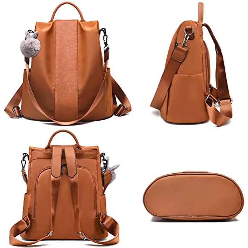 Charmore Zaino da Donna Zaino di nylon impermeabile antifurto Borse Dayback spalla miniatura 3