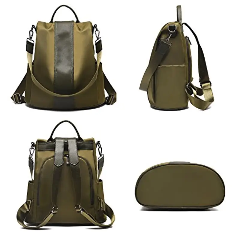 Charmore Zaino da Donna Zaino di nylon impermeabile antifurto Borse Dayback spalla miniatura 2