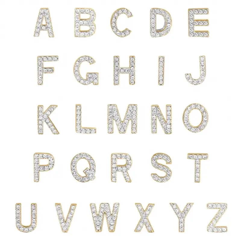 Charms Acciaio PVD Oro Lettere Luca Barra