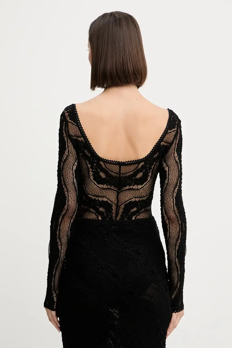 Charo Ruiz Ibiza Body Donna Nero 3846336 miniatura 3