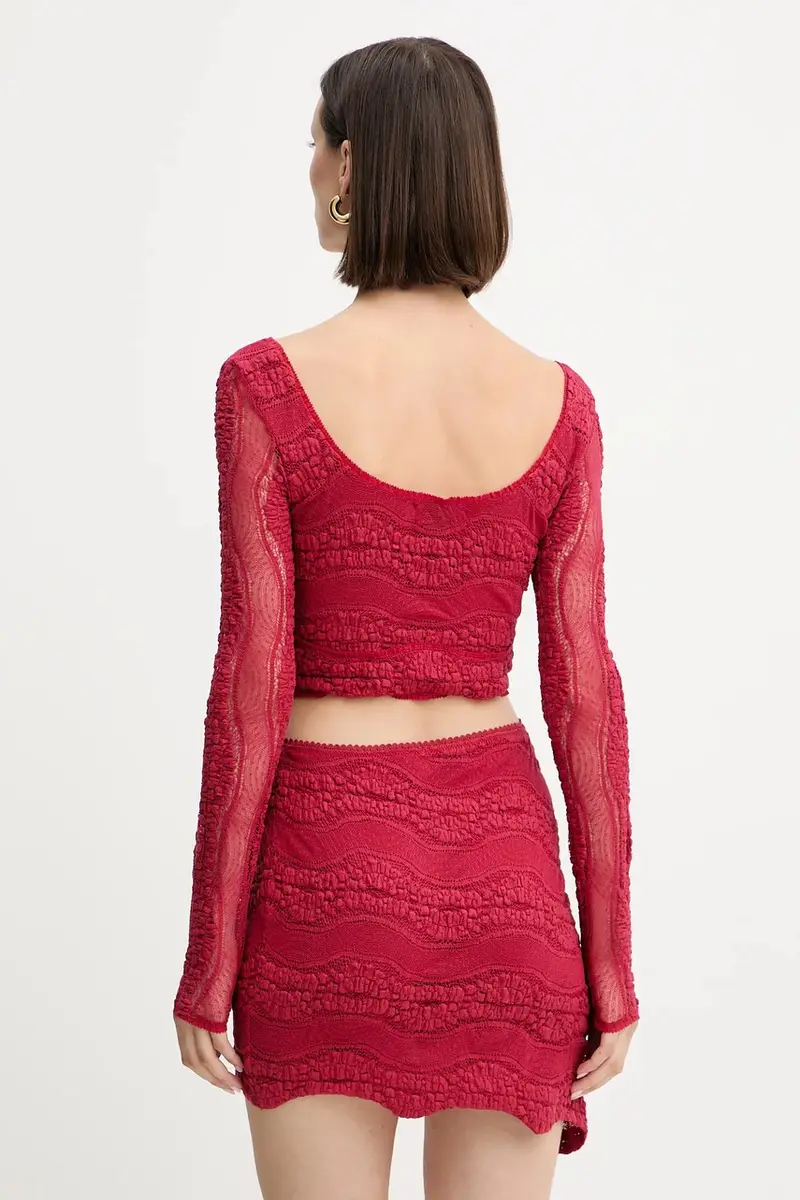 camicetta donna colore rosso 257101 miniatura 3