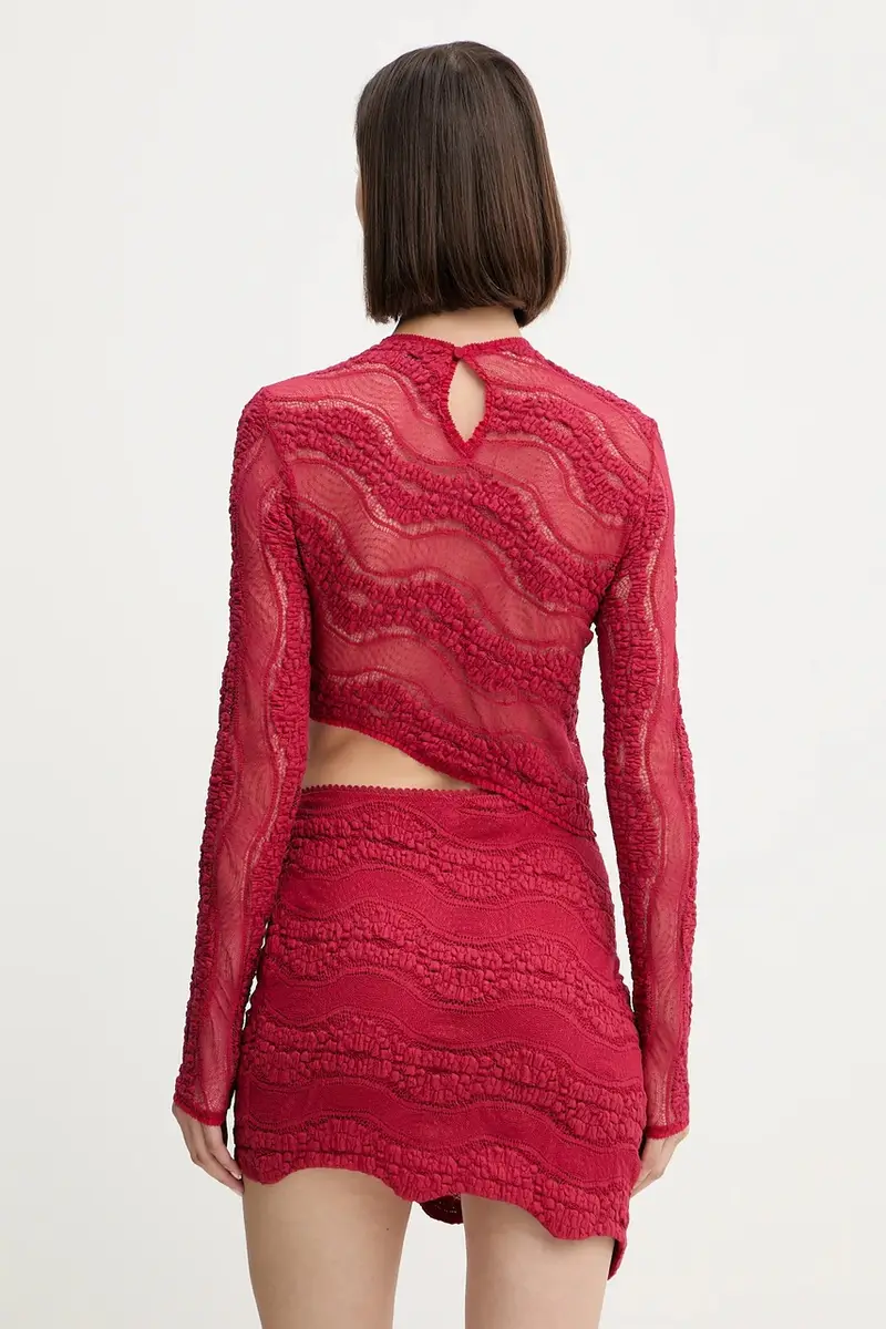 camicetta donna colore rosso 257103 miniatura 3