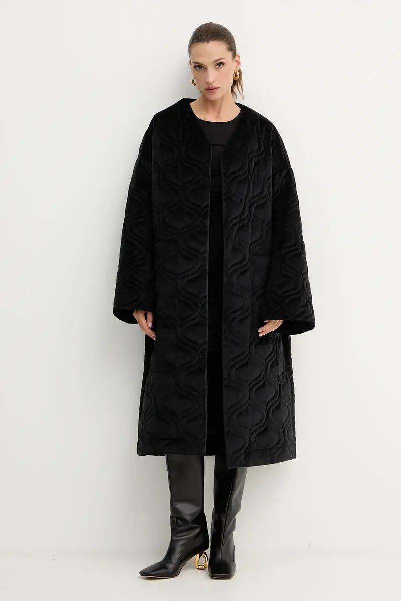 giacca in velluto colore nero 257311 miniatura 2