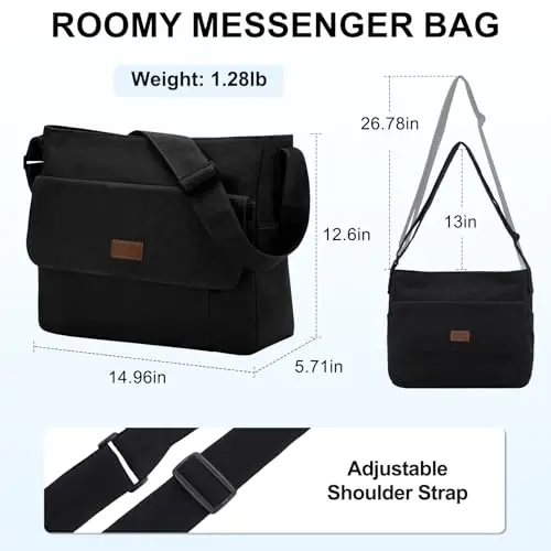 Chase Chic Borsa messenger Uomo Nero 2515722 miniatura 2