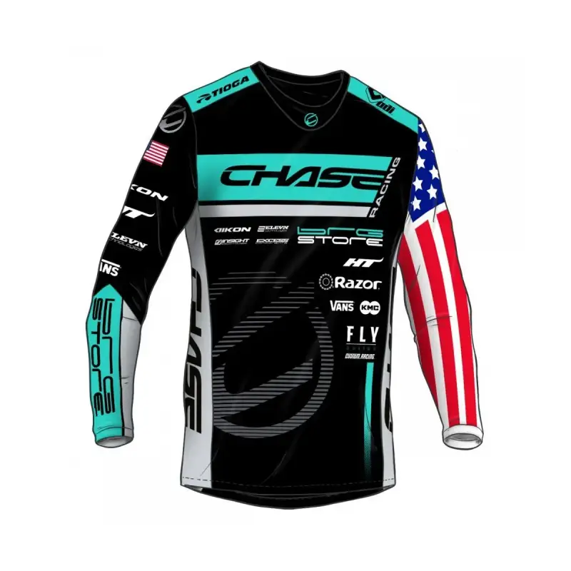 Maglia a maniche lunghe per bambini Chase Team Connor Fields Replica 2024
