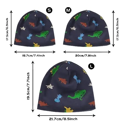 Cheerful Mario Cotone Berretto e Sciarpa Scaldacollo Coordinati per Bambini Modello Carino Neonato Cappello y Sciarpa miniatura 3