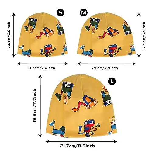 Cheerful Mario Cotone Berretto e Sciarpa Scaldacollo Coordinati per Bambini Modello Carino Neonato Cappello y Sciarpa miniatura 3