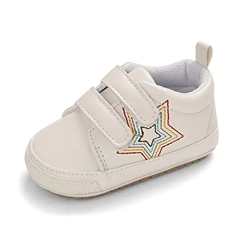 Cheerful Mario Scarpe Neonato Scarpine Primi Passi Scarpine Bimbo Infante Prewalker in Pelle Antiscivolo Suola Morbida