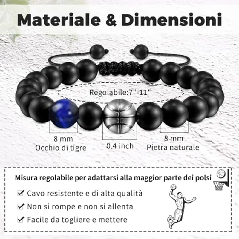 Cheerslife Bracciali Uomo Blu 1598299 miniatura 3