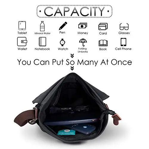 CHEREEKI Borsa a tracolla Donna Nero 3449730 miniatura 2