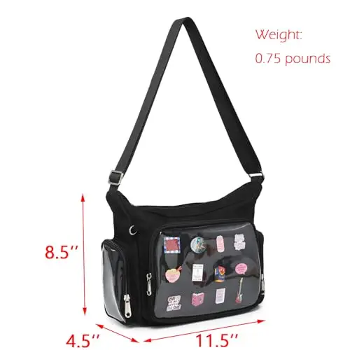 CHERRY SAUCE Borsa a tracolla Nero 2976886 miniatura 2