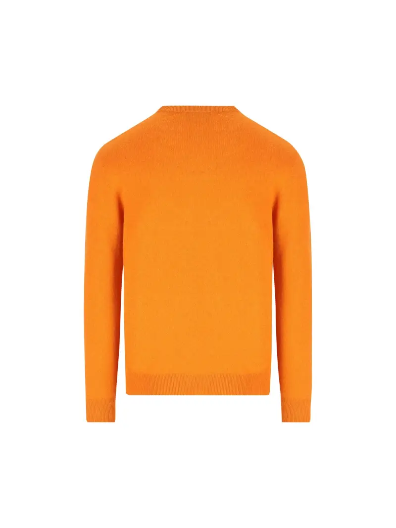 Maglia In Cashmere ARANCIONE miniatura 2