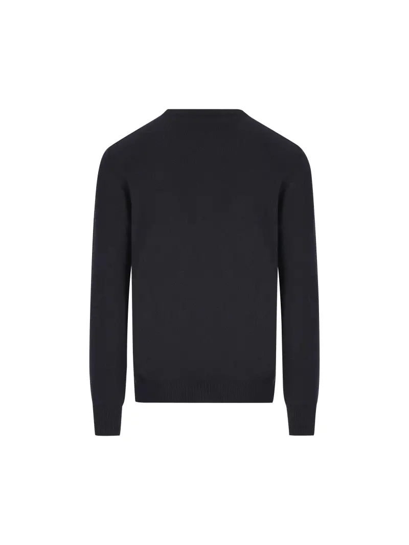 Maglia In Cashmere BLU miniatura 2