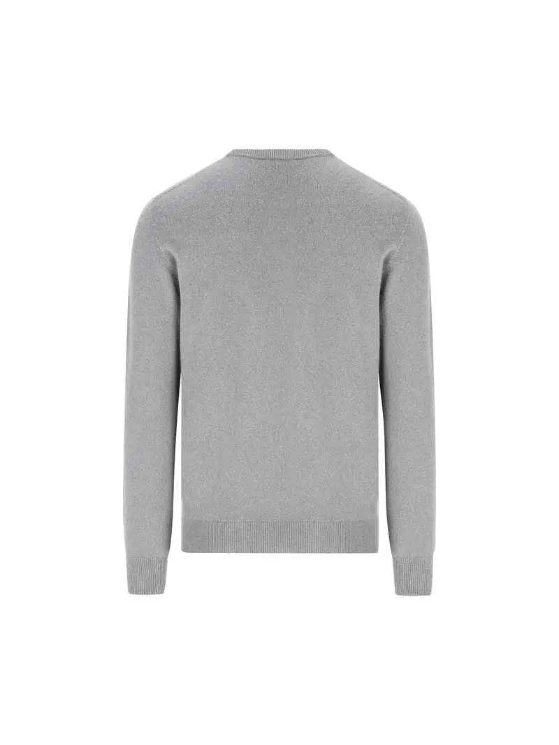 Maglia In Cashmere GRIGIO miniatura 2