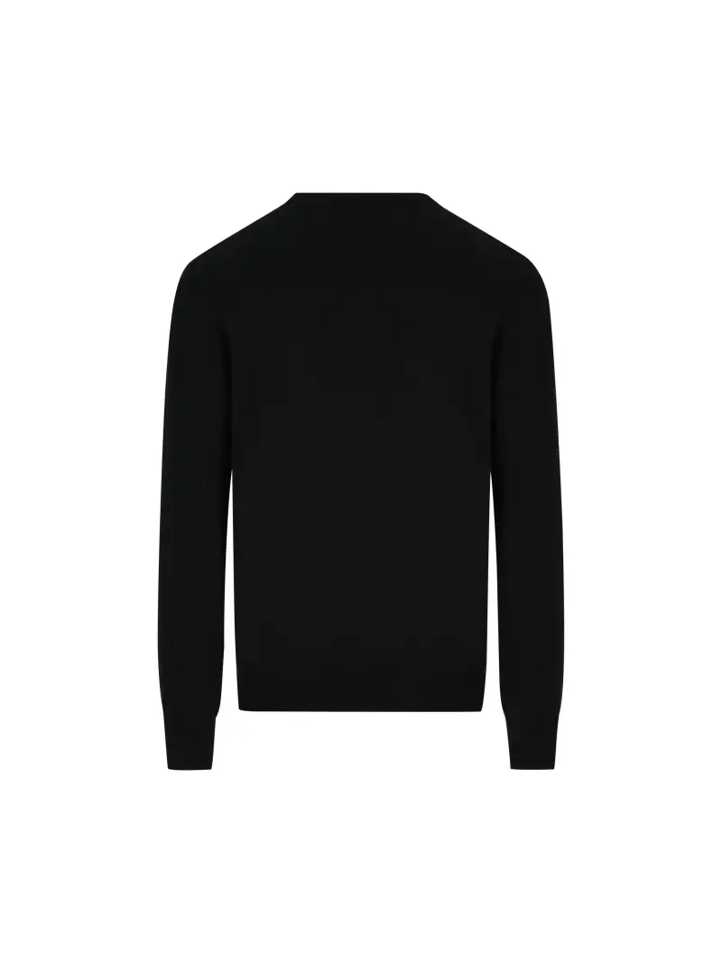 Maglia In Cashmere NERO miniatura 2