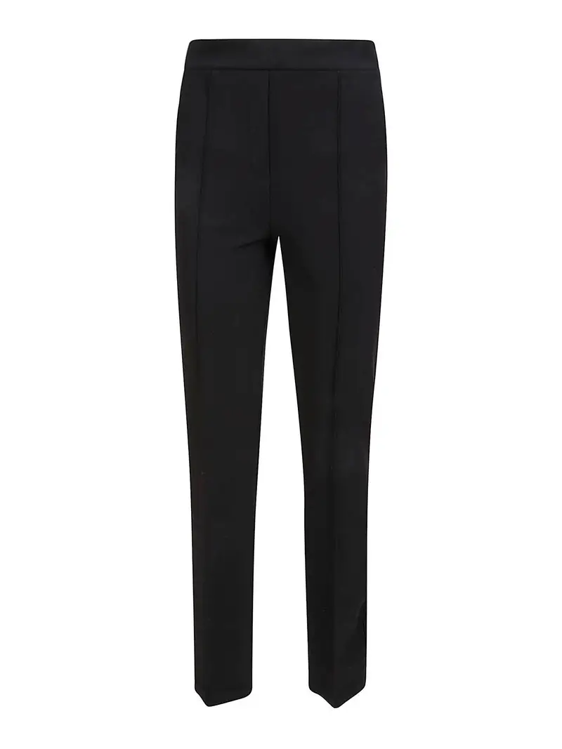 pantaloni dritti crop Nero