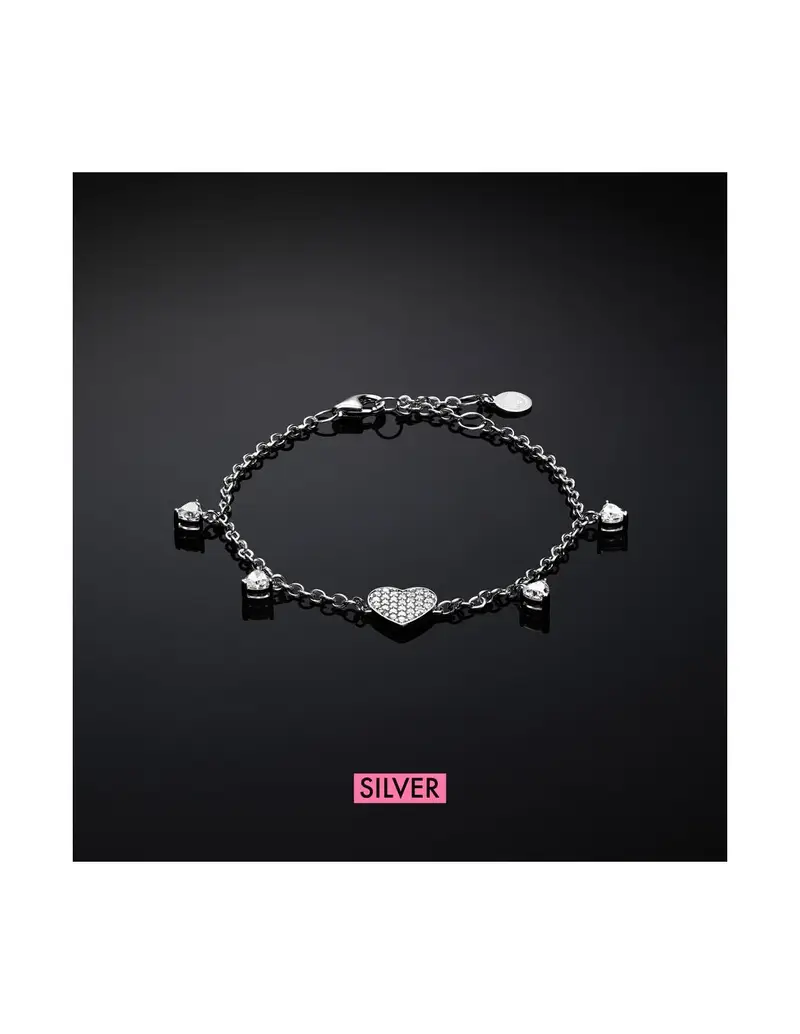 Bracciale CHIARA FERRAGNI J19AXD02 Cuori Silver