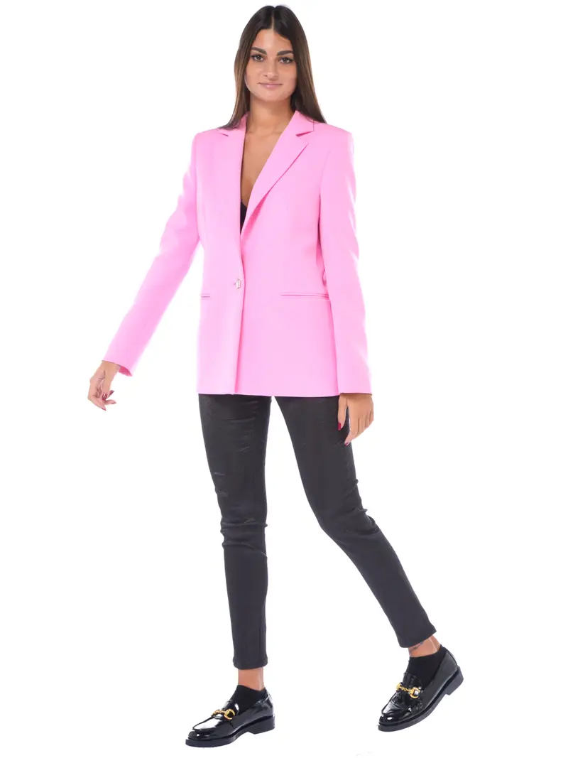 pantalone da donna Chiara Ferragni cinque tasche lurex NERO miniatura 2