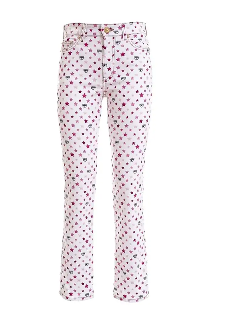 Pantaloni a pois Rosa